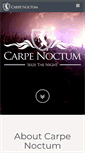 Mobile Screenshot of carpenoctum.co.uk